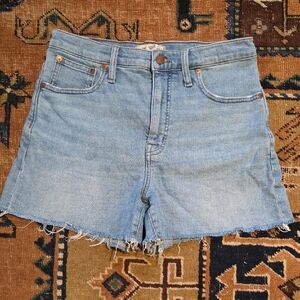 Madewell Light Blue Jean Shorts